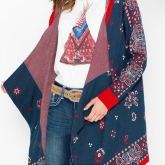 -Tasha Polizzi Western Cardigan- - Picture 4 of 8